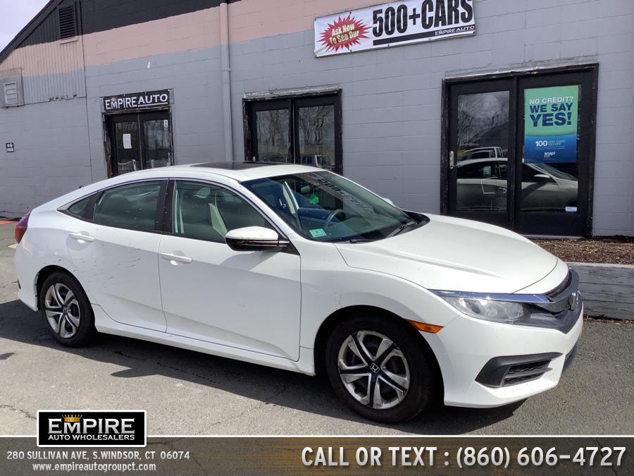 2016 Honda Civic Sedan 4dr CVT LX, available for sale in S.Windsor, Connecticut | Empire Auto Wholesalers. S.Windsor, Connecticut