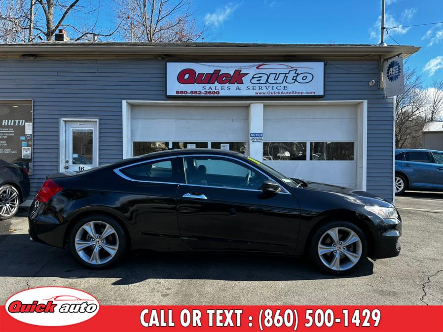 2011 Honda Accord Cpe 2dr V6 Man EX-L w/Navi, available for sale in Bristol, Connecticut | Quick Auto LLC. Bristol, Connecticut 2011 Honda Accord Cpe 2dr V6 Man EX-L w/Navi, available for sale in Bristol, Connecticut | Quick Auto LLC. Bristol, Connecticut