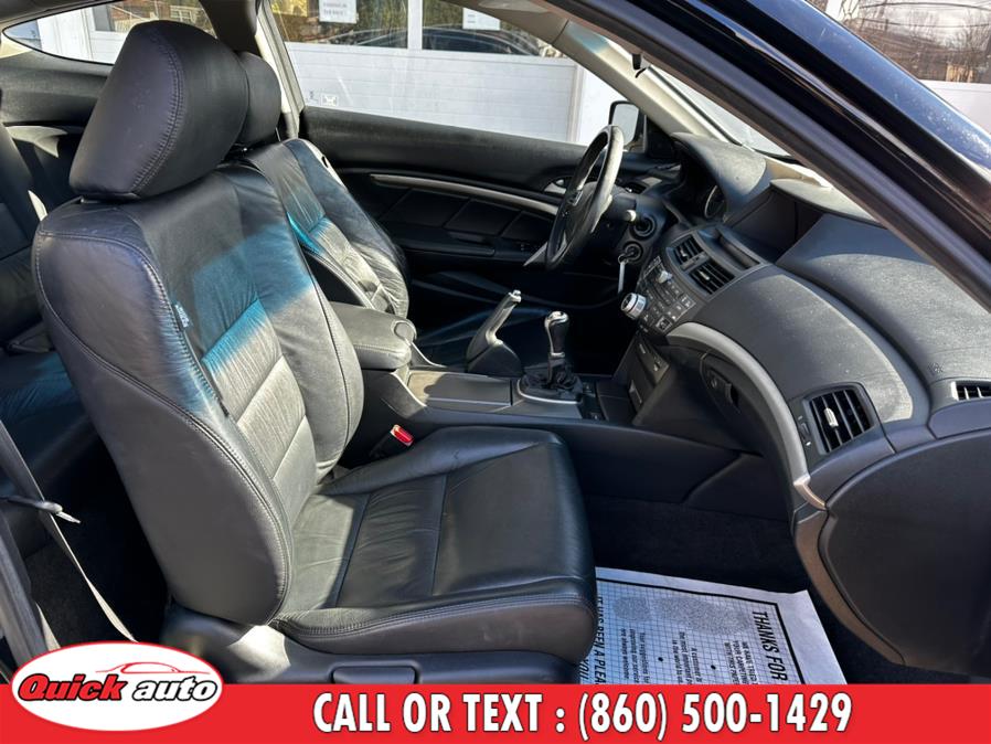 2011 Honda Accord Cpe 2dr V6 Man EX-L w/Navi, available for sale in Bristol, Connecticut | Quick Auto LLC. Bristol, Connecticut 2011 Honda Accord Cpe 2dr V6 Man EX-L w/Navi, available for sale in Bristol, Connecticut | Quick Auto LLC. Bristol, Connecticut