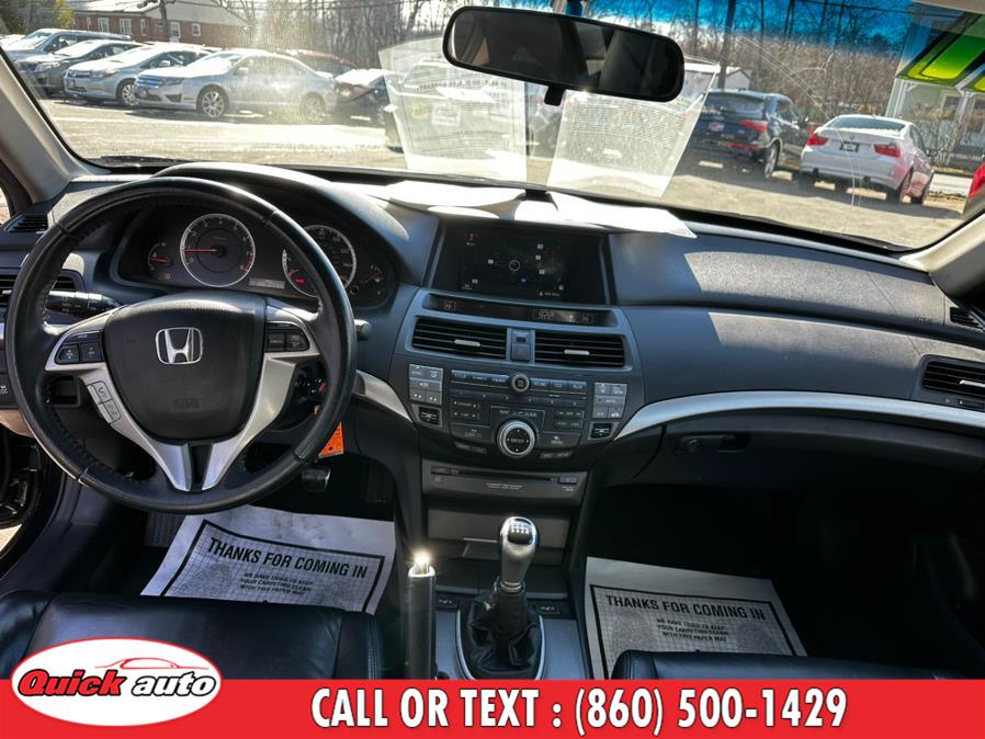 2011 Honda Accord Cpe 2dr V6 Man EX-L w/Navi, available for sale in Bristol, Connecticut | Quick Auto LLC. Bristol, Connecticut 2011 Honda Accord Cpe 2dr V6 Man EX-L w/Navi, available for sale in Bristol, Connecticut | Quick Auto LLC. Bristol, Connecticut