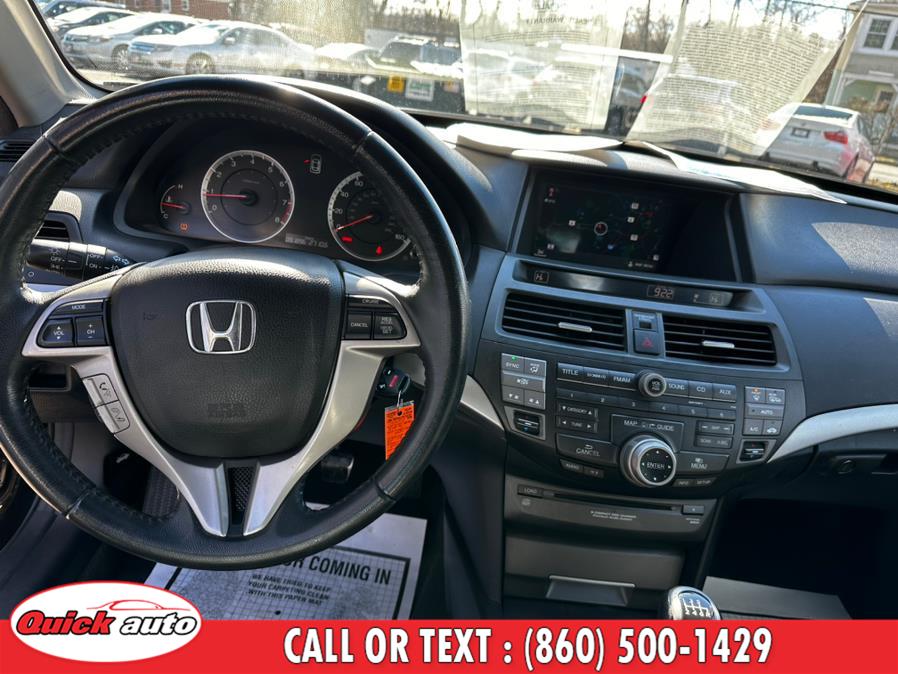 2011 Honda Accord Cpe 2dr V6 Man EX-L w/Navi, available for sale in Bristol, Connecticut | Quick Auto LLC. Bristol, Connecticut 2011 Honda Accord Cpe 2dr V6 Man EX-L w/Navi, available for sale in Bristol, Connecticut | Quick Auto LLC. Bristol, Connecticut