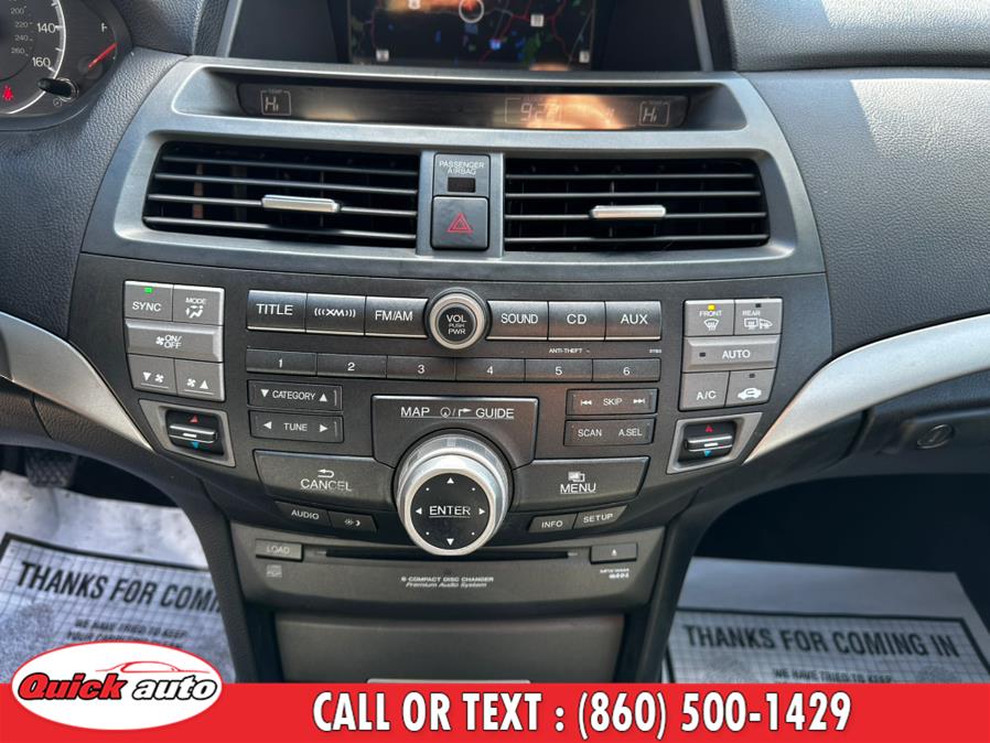 2011 Honda Accord Cpe 2dr V6 Man EX-L w/Navi, available for sale in Bristol, Connecticut | Quick Auto LLC. Bristol, Connecticut 2011 Honda Accord Cpe 2dr V6 Man EX-L w/Navi, available for sale in Bristol, Connecticut | Quick Auto LLC. Bristol, Connecticut