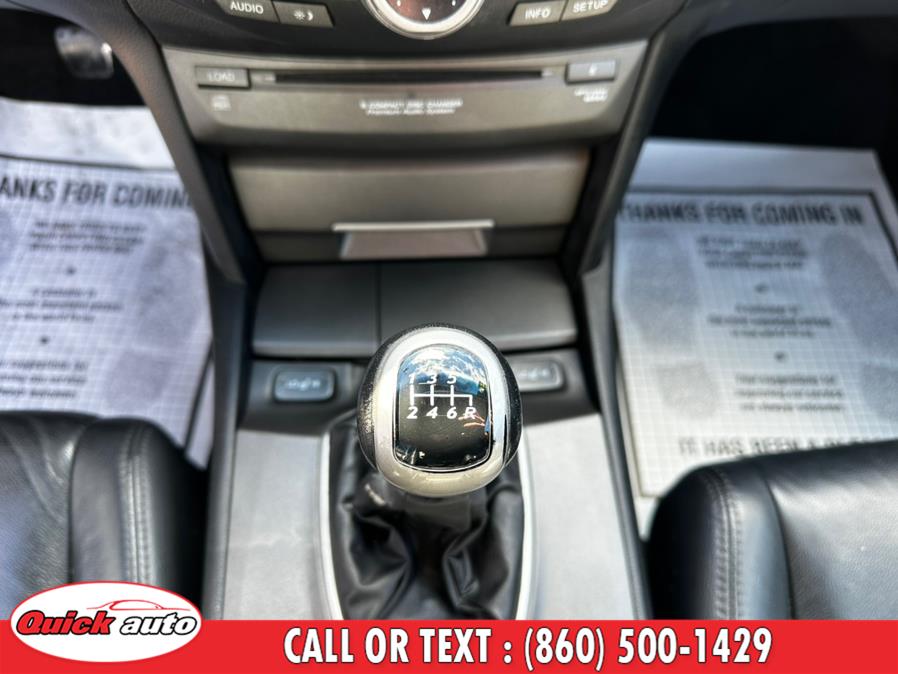 2011 Honda Accord Cpe 2dr V6 Man EX-L w/Navi, available for sale in Bristol, Connecticut | Quick Auto LLC. Bristol, Connecticut 2011 Honda Accord Cpe 2dr V6 Man EX-L w/Navi, available for sale in Bristol, Connecticut | Quick Auto LLC. Bristol, Connecticut