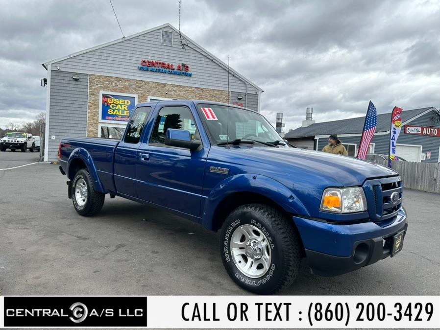 2011 Ford Ranger 2WD 4dr SuperCab 126" XLT, available for sale in East Windsor, Connecticut | Central A/S LLC. East Windsor, Connecticut 2011 Ford Ranger 2WD 4dr SuperCab 126" XLT, available for sale in East Windsor, Connecticut | Central A/S LLC. East Windsor, Connecticut
