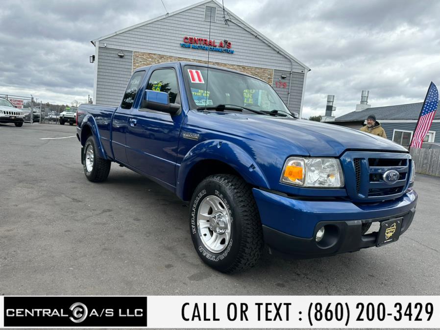 2011 Ford Ranger 2WD 4dr SuperCab 126" XLT, available for sale in East Windsor, Connecticut | Central A/S LLC. East Windsor, Connecticut 2011 Ford Ranger 2WD 4dr SuperCab 126" XLT, available for sale in East Windsor, Connecticut | Central A/S LLC. East Windsor, Connecticut