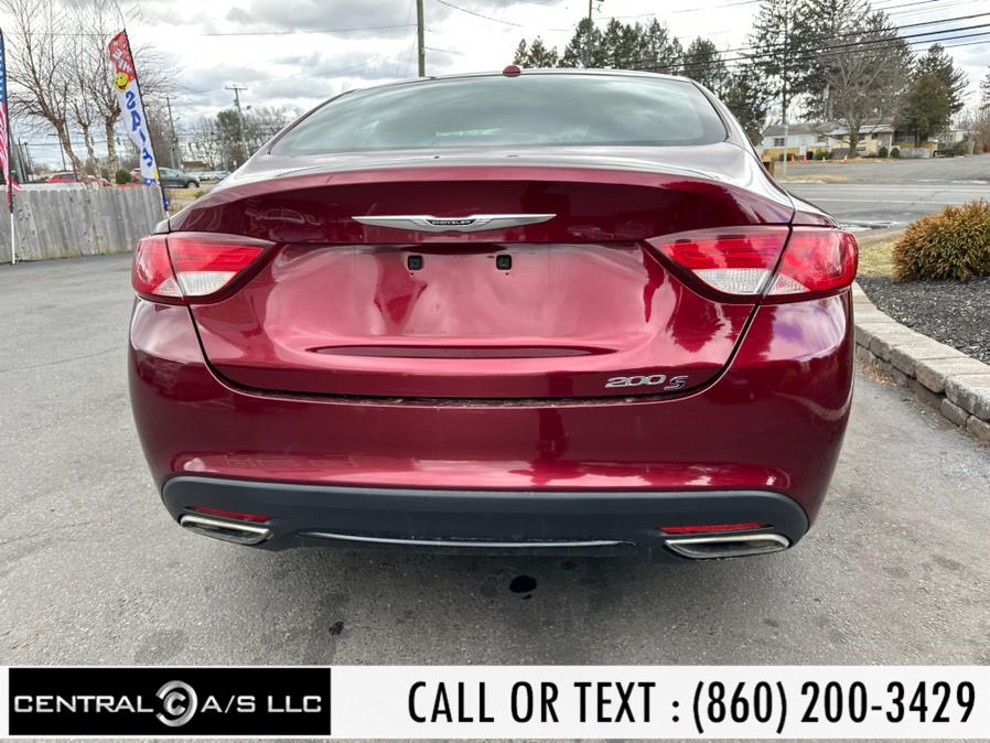 2015 Chrysler 200 4dr Sdn S FWD, available for sale in East Windsor, Connecticut | Central A/S LLC. East Windsor, Connecticut 2015 Chrysler 200 4dr Sdn S FWD, available for sale in East Windsor, Connecticut | Central A/S LLC. East Windsor, Connecticut