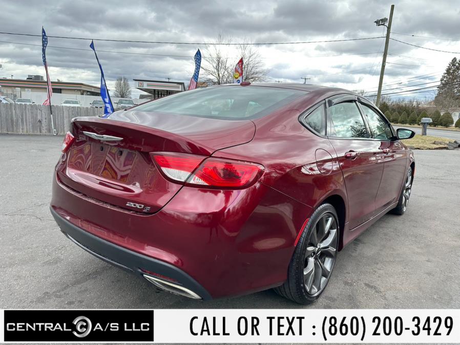 2015 Chrysler 200 4dr Sdn S FWD, available for sale in East Windsor, Connecticut | Central A/S LLC. East Windsor, Connecticut 2015 Chrysler 200 4dr Sdn S FWD, available for sale in East Windsor, Connecticut | Central A/S LLC. East Windsor, Connecticut