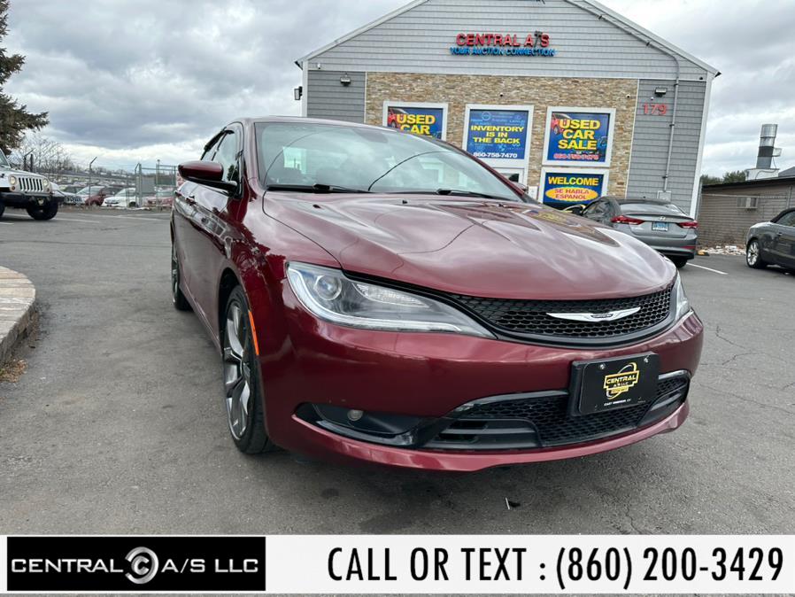 2015 Chrysler 200 4dr Sdn S FWD, available for sale in East Windsor, Connecticut | Central A/S LLC. East Windsor, Connecticut 2015 Chrysler 200 4dr Sdn S FWD, available for sale in East Windsor, Connecticut | Central A/S LLC. East Windsor, Connecticut