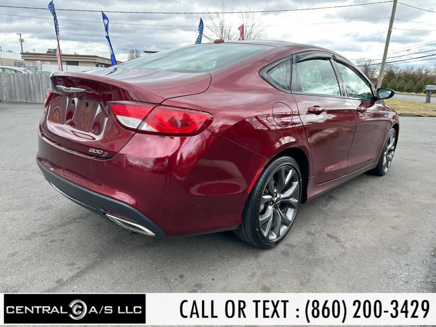 2015 Chrysler 200 4dr Sdn S FWD, available for sale in East Windsor, Connecticut | Central A/S LLC. East Windsor, Connecticut 2015 Chrysler 200 4dr Sdn S FWD, available for sale in East Windsor, Connecticut | Central A/S LLC. East Windsor, Connecticut