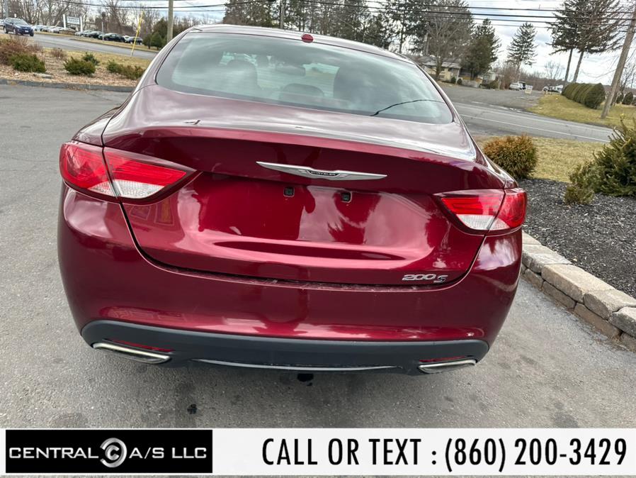 2015 Chrysler 200 4dr Sdn S FWD, available for sale in East Windsor, Connecticut | Central A/S LLC. East Windsor, Connecticut 2015 Chrysler 200 4dr Sdn S FWD, available for sale in East Windsor, Connecticut | Central A/S LLC. East Windsor, Connecticut