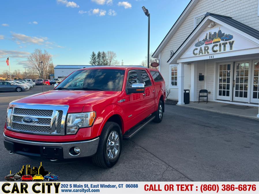 2012 Ford F-150 4WD SuperCrew 157" Lariat, available for sale in East Windsor, Connecticut | Car City LLC. East Windsor, Connecticut 2012 Ford F-150 4WD SuperCrew 157" Lariat, available for sale in East Windsor, Connecticut | Car City LLC. East Windsor, Connecticut
