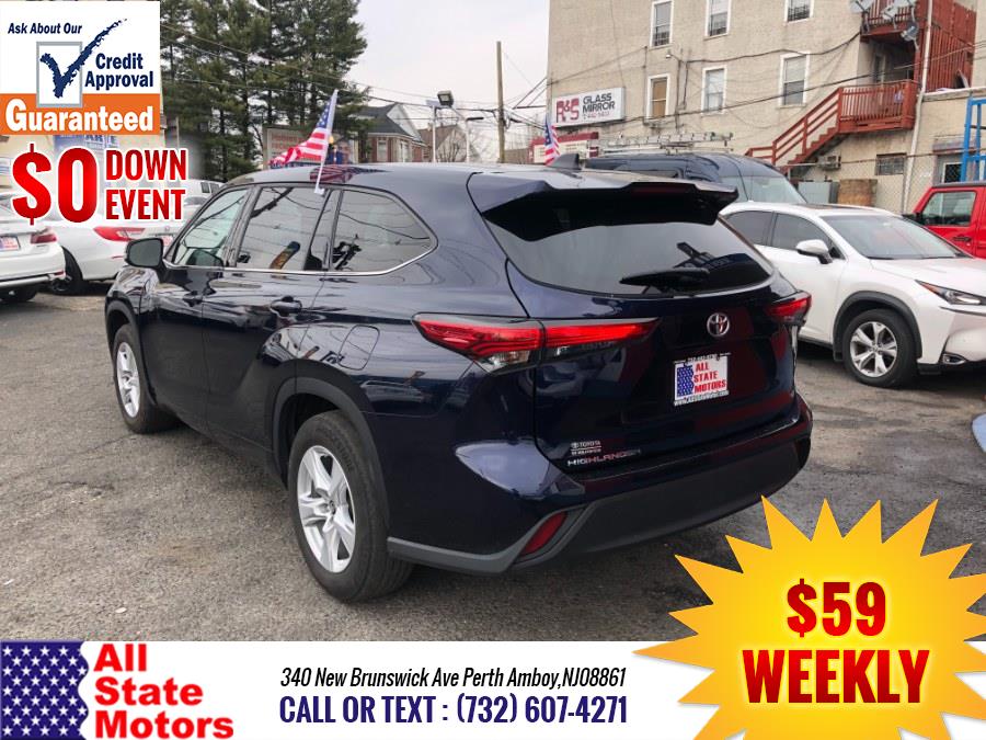 2022 Toyota Highlander L FWD (Natl), available for sale in Perth Amboy, New Jersey | All State Motor Inc. Perth Amboy, New Jersey 2022 Toyota Highlander L FWD (Natl), available for sale in Perth Amboy, New Jersey | All State Motor Inc. Perth Amboy, New Jersey