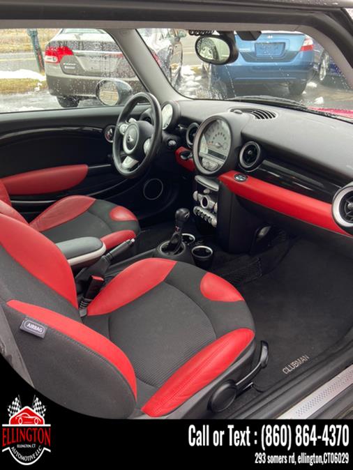 2009 MINI Cooper Clubman 2dr Cpe S, available for sale in Ellington, Connecticut | Ellington Automotive LLC. Ellington, Connecticut 2009 MINI Cooper Clubman 2dr Cpe S, available for sale in Ellington, Connecticut | Ellington Automotive LLC. Ellington, Connecticut
