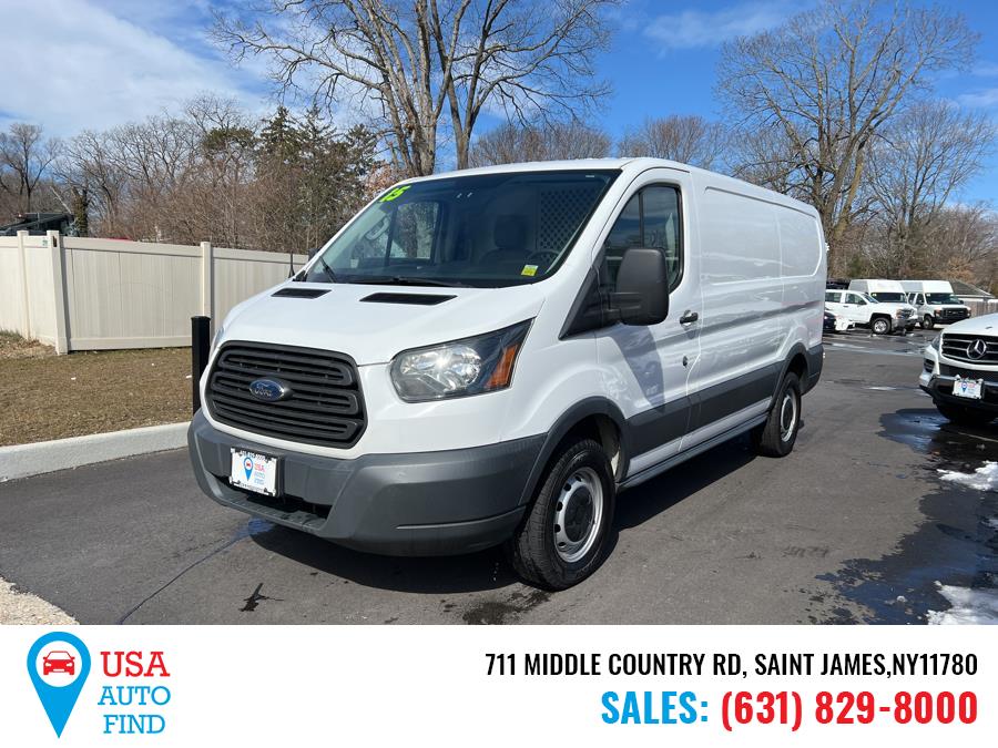 2015 Ford Transit Cargo Van T-250 130" Low Rf 9000 GVWR Swing-Out RH Dr, available for sale in Saint James, New York | USA Auto Find. Saint James, New York 2015 Ford Transit Cargo Van T-250 130" Low Rf 9000 GVWR Swing-Out RH Dr, available for sale in Saint James, New York | USA Auto Find. Saint James, New York