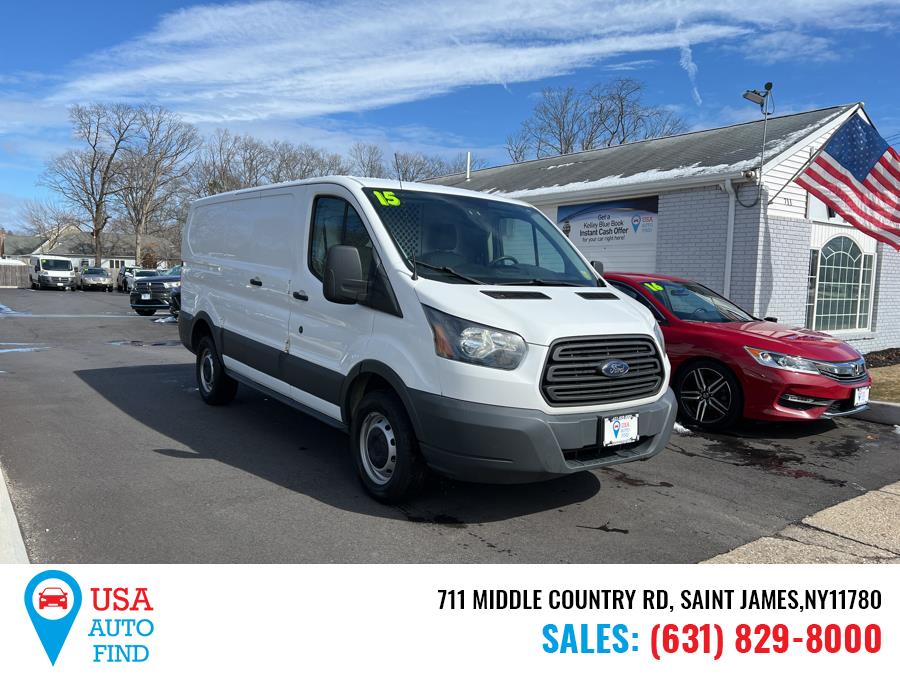 2015 Ford Transit Cargo Van T-250 130" Low Rf 9000 GVWR Swing-Out RH Dr, available for sale in Saint James, New York | USA Auto Find. Saint James, New York 2015 Ford Transit Cargo Van T-250 130" Low Rf 9000 GVWR Swing-Out RH Dr, available for sale in Saint James, New York | USA Auto Find. Saint James, New York