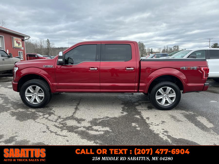2015 Ford F-150 4WD SuperCrew 145" Platinum, available for sale in Sabattus, Maine | Sabattus Auto and Truck Sales Inc. Sabattus, Maine 2015 Ford F-150 4WD SuperCrew 145" Platinum, available for sale in Sabattus, Maine | Sabattus Auto and Truck Sales Inc. Sabattus, Maine