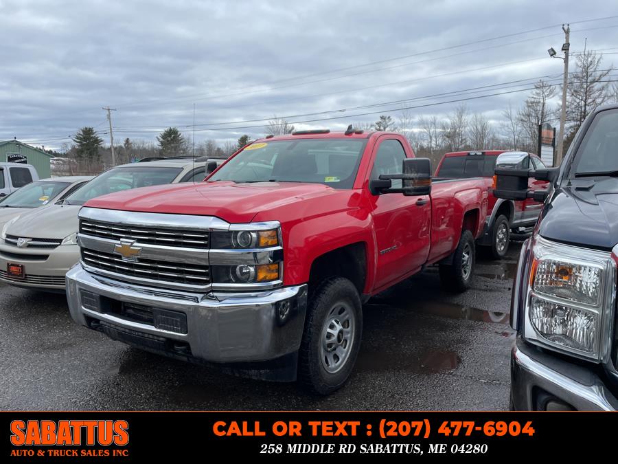 2017 Chevrolet Silverado 3500HD 4WD Reg Cab 133.6" Work Truck, available for sale in Sabattus, Maine | Sabattus Auto and Truck Sales Inc. Sabattus, Maine 2017 Chevrolet Silverado 3500HD 4WD Reg Cab 133.6" Work Truck, available for sale in Sabattus, Maine | Sabattus Auto and Truck Sales Inc. Sabattus, Maine