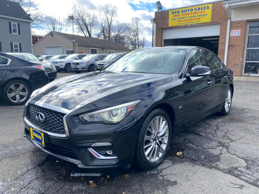 2018 INFINITI Q50 3.0t LUXE AWD, available for sale in Hartford, Connecticut | VEB Auto Sales. Hartford, Connecticut