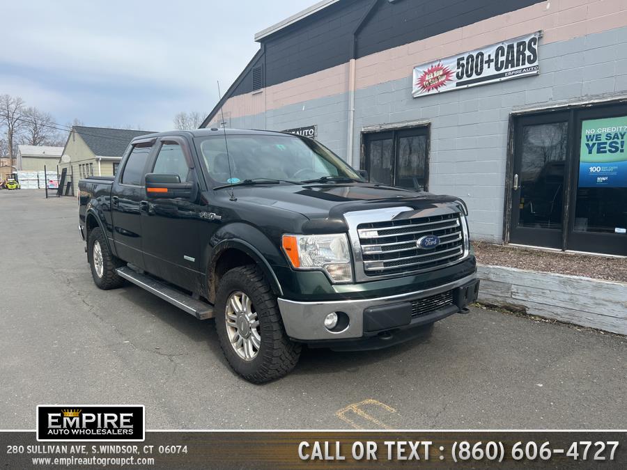 2013 Ford F-150 4WD SuperCrew 145" Lariat, available for sale in S.Windsor, Connecticut | Empire Auto Wholesalers. S.Windsor, Connecticut