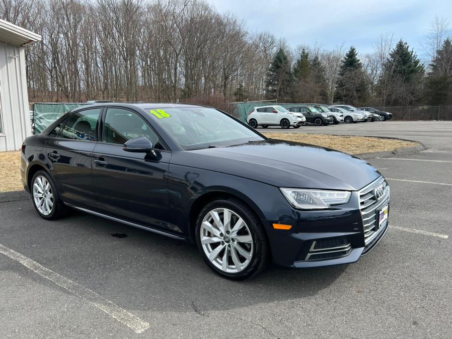 2018 Audi A4 2.0 TFSI Premium S Tronic quattro AWD, available for sale in Berlin, Connecticut | Tru Auto Mall. Berlin, Connecticut 2018 Audi A4 2.0 TFSI Premium S Tronic quattro AWD, available for sale in Berlin, Connecticut | Tru Auto Mall. Berlin, Connecticut