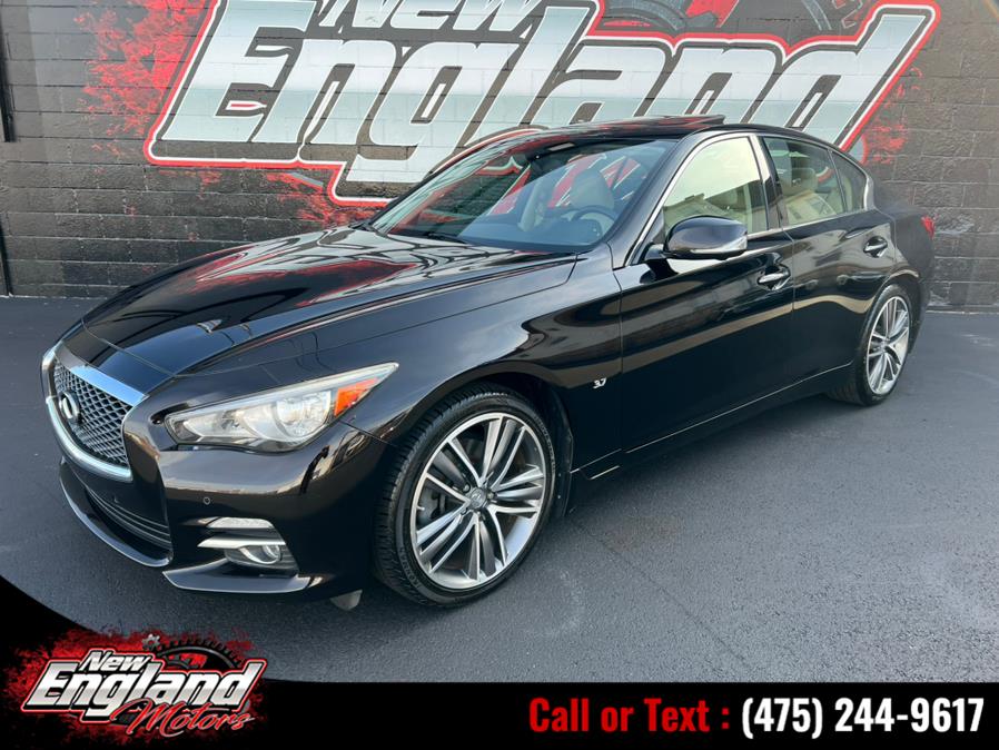 2015 Infiniti Q50 4dr Sdn Premium AWD, available for sale in Hamden, Connecticut | New England Motors LLC. Hamden, Connecticut 2015 Infiniti Q50 4dr Sdn Premium AWD, available for sale in Hamden, Connecticut | New England Motors LLC. Hamden, Connecticut
