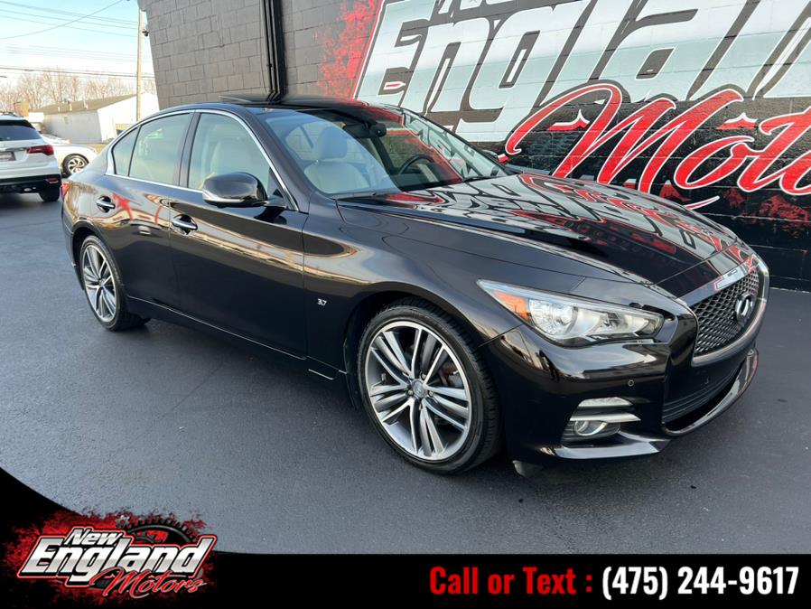 2015 Infiniti Q50 4dr Sdn Premium AWD, available for sale in Hamden, Connecticut | New England Motors LLC. Hamden, Connecticut 2015 Infiniti Q50 4dr Sdn Premium AWD, available for sale in Hamden, Connecticut | New England Motors LLC. Hamden, Connecticut