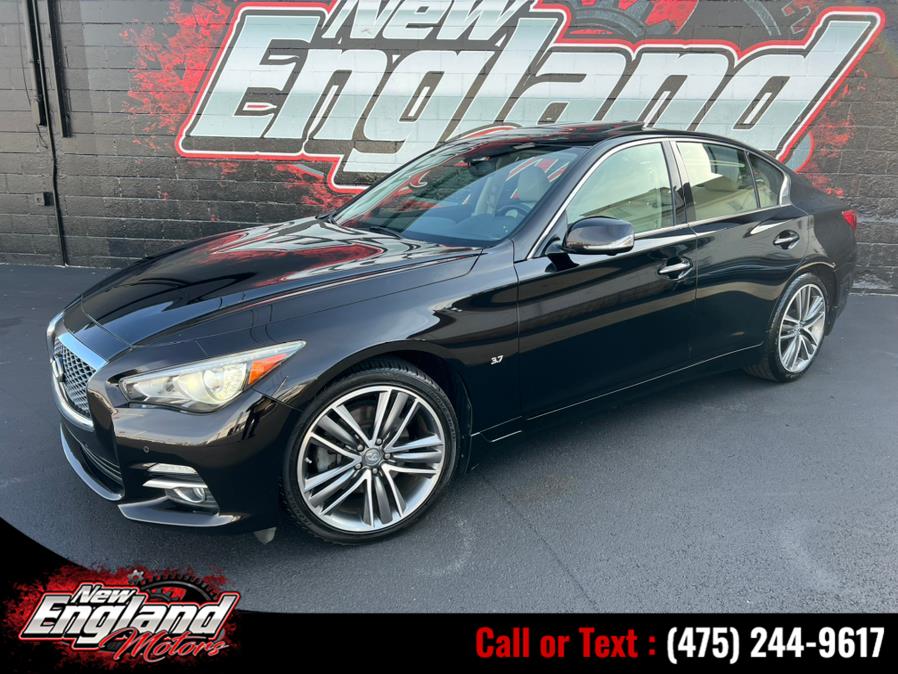 Used Infiniti Q50 4dr Sdn Premium AWD 2015 | New England Motors LLC. Hamden, Connecticut