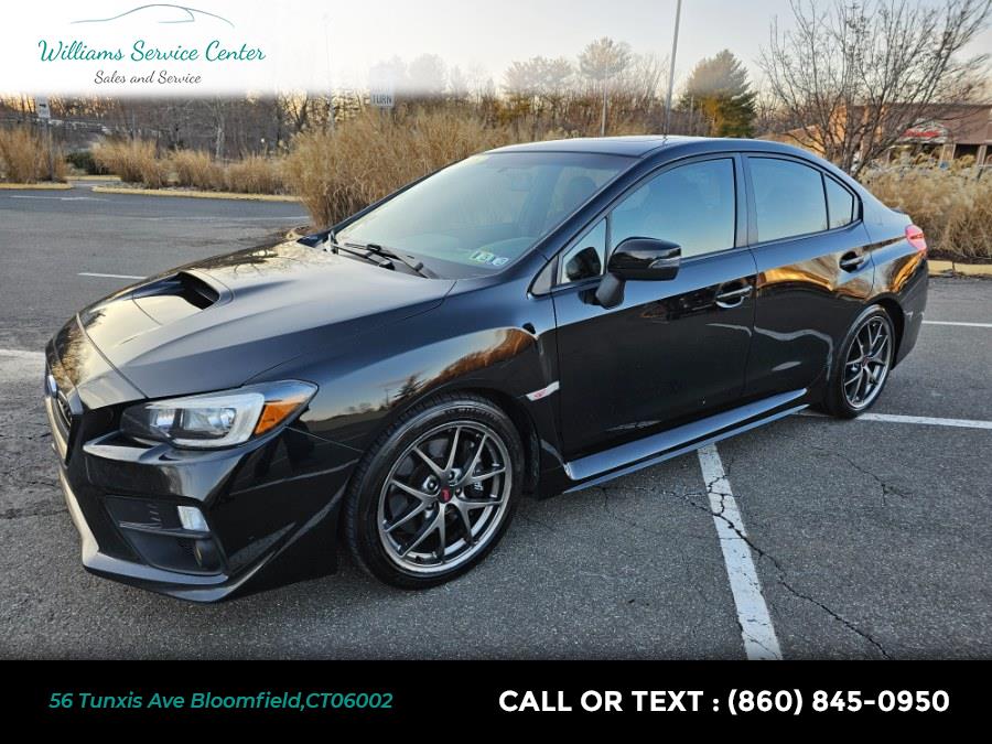2016 Subaru WRX STI 4dr Sdn Limited w/Lip Spoiler, available for sale in Bloomfield, Connecticut | Williams Service Center. Bloomfield, Connecticut