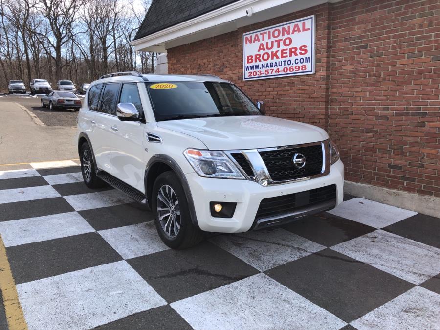 2020 Nissan Armada 4x4 SL, available for sale in Waterbury, Connecticut | National Auto Brokers, Inc.. Waterbury, Connecticut