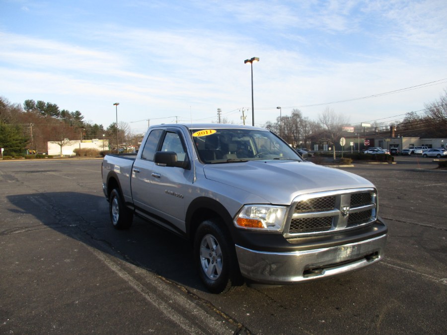 2011 Ram 1500 4WD Quad Cab 140.5" SLT, available for sale in New Britain, Connecticut | Universal Motors LLC. New Britain, Connecticut 2011 Ram 1500 4WD Quad Cab 140.5" SLT, available for sale in New Britain, Connecticut | Universal Motors LLC. New Britain, Connecticut