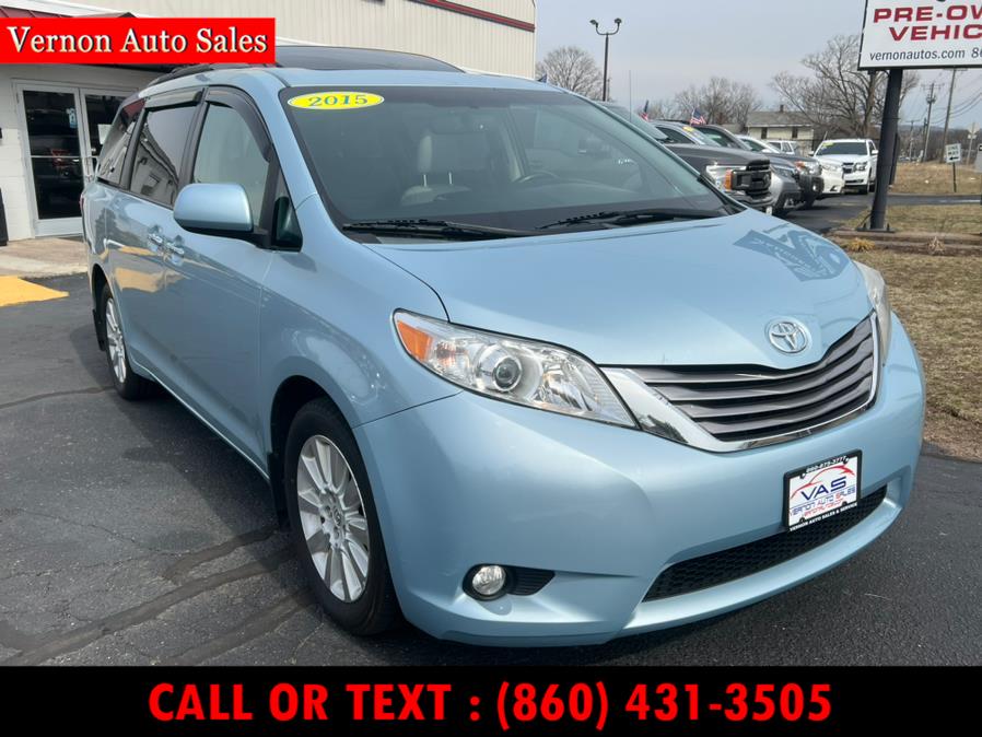 2015 Toyota Sienna 5dr 7-Pass Van XLE AWD (Natl), available for sale in Manchester, Connecticut | Vernon Auto Sale & Service. Manchester, Connecticut 2015 Toyota Sienna 5dr 7-Pass Van XLE AWD (Natl), available for sale in Manchester, Connecticut | Vernon Auto Sale & Service. Manchester, Connecticut