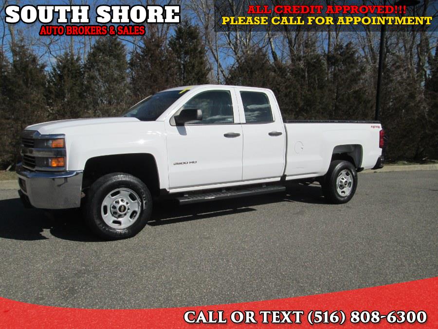 2016 Chevrolet Silverado 2500HD 4WD Double Cab 158.1" Work Truck, available for sale in Massapequa, New York | South Shore Auto Brokers & Sales. Massapequa, New York 2016 Chevrolet Silverado 2500HD 4WD Double Cab 158.1" Work Truck, available for sale in Massapequa, New York | South Shore Auto Brokers & Sales. Massapequa, New York