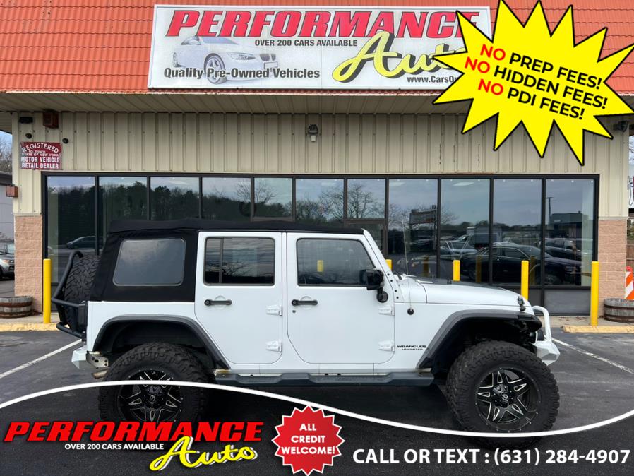 2014 Jeep Wrangler Unlimited 4WD 4dr Sahara Altitude Edition, available for sale in Bohemia, New York | Performance Auto Inc. Bohemia, New York 2014 Jeep Wrangler Unlimited 4WD 4dr Sahara Altitude Edition, available for sale in Bohemia, New York | Performance Auto Inc. Bohemia, New York