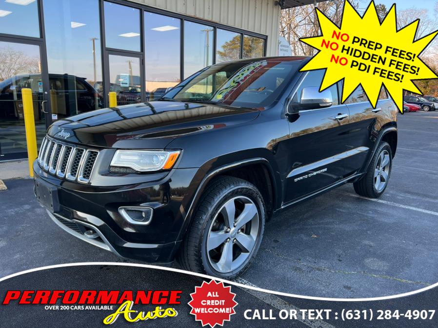 2015 Jeep Grand Cherokee 4WD 4dr Overland, available for sale in Bohemia, New York | Performance Auto Inc. Bohemia, New York 2015 Jeep Grand Cherokee 4WD 4dr Overland, available for sale in Bohemia, New York | Performance Auto Inc. Bohemia, New York