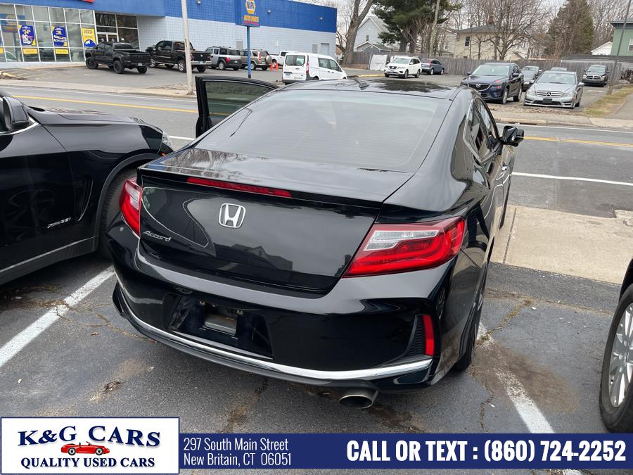 2016 Honda Accord Coupe 2dr I4 CVT EX-L, available for sale in New Britain, Connecticut | K and G Cars . New Britain, Connecticut 2016 Honda Accord Coupe 2dr I4 CVT EX-L, available for sale in New Britain, Connecticut | K and G Cars . New Britain, Connecticut
