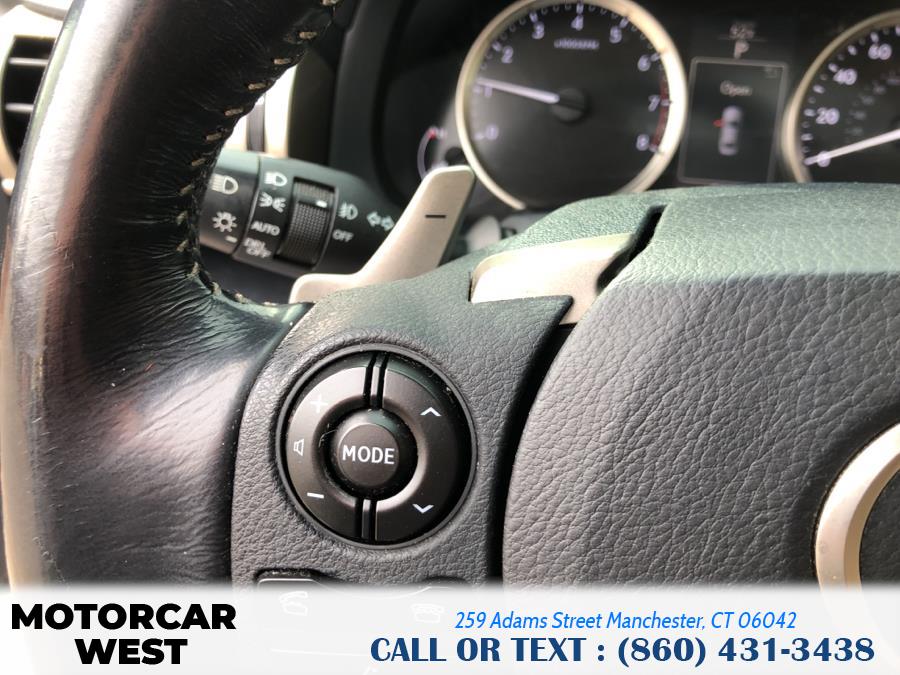2016 Lexus IS 300 4dr Sdn AWD, available for sale in Manchester, Connecticut | Motorcar West. Manchester, Connecticut 2016 Lexus IS 300 4dr Sdn AWD, available for sale in Manchester, Connecticut | Motorcar West. Manchester, Connecticut