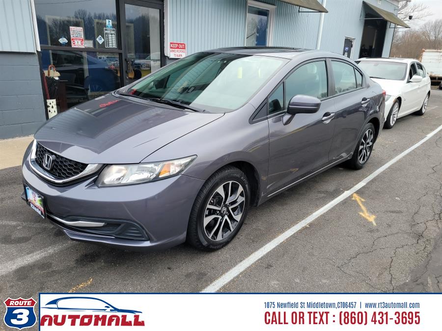 2015 Honda Civic Sedan 4dr CVT EX, available for sale in Middletown, Connecticut | RT 3 AUTO MALL LLC. Middletown, Connecticut