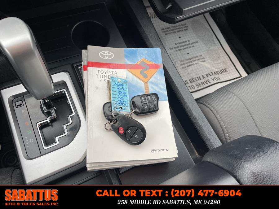 2014 Toyota Tundra 4WD Truck CrewMax 5.7L V8 6-Spd AT SR5 (Natl), available for sale in Sabattus, Maine | Sabattus Auto and Truck Sales Inc. Sabattus, Maine 2014 Toyota Tundra 4WD Truck CrewMax 5.7L V8 6-Spd AT SR5 (Natl), available for sale in Sabattus, Maine | Sabattus Auto and Truck Sales Inc. Sabattus, Maine