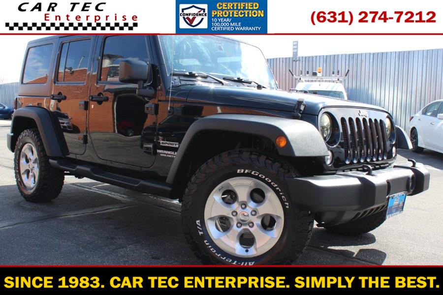 2017 Jeep Wrangler Unlimited Sport 4x4, available for sale in Deer Park, New York | Car Tec Enterprise Leasing & Sales LLC. Deer Park, New York 2017 Jeep Wrangler Unlimited Sport 4x4, available for sale in Deer Park, New York | Car Tec Enterprise Leasing & Sales LLC. Deer Park, New York