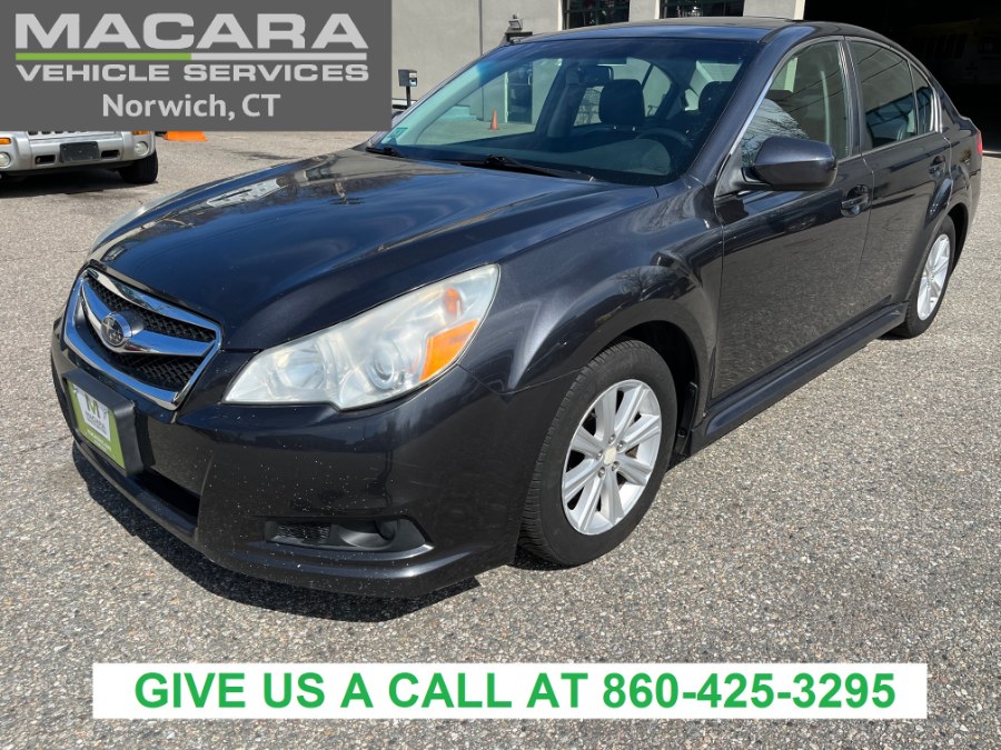 2011 Subaru Legacy 4dr Sdn H4 Man 2.5i Prem AWP/Pwr Moon, available for sale in Norwich, Connecticut | MACARA Vehicle Services, Inc. Norwich, Connecticut
