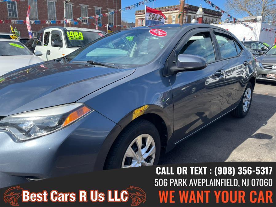 2014 Toyota Corolla 4dr Sdn CVT LE (Natl), available for sale in Plainfield, New Jersey | Best Cars R Us LLC. Plainfield, New Jersey 2014 Toyota Corolla 4dr Sdn CVT LE (Natl), available for sale in Plainfield, New Jersey | Best Cars R Us LLC. Plainfield, New Jersey