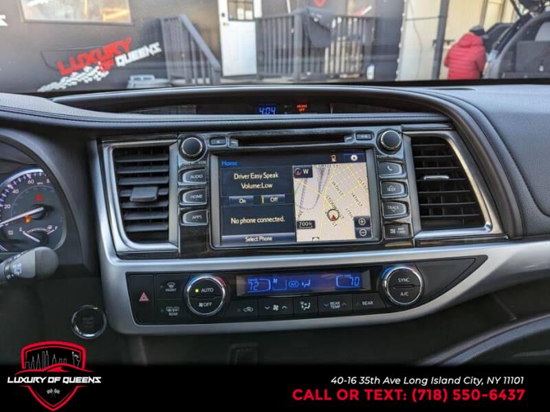 2018 Toyota Highlander XLE V6 AWD (Natl), available for sale in Long Island City, New York | Luxury Of Queens. Long Island City, New York 2018 Toyota Highlander XLE V6 AWD (Natl), available for sale in Long Island City, New York | Luxury Of Queens. Long Island City, New York