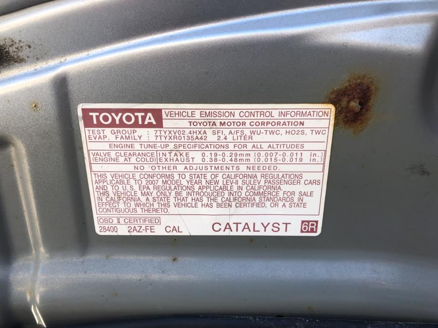 2007 Toyota Camry 4dr Sdn Auto LE, available for sale in Waterbury, Connecticut | National Auto Brokers, Inc.. Waterbury, Connecticut 2007 Toyota Camry 4dr Sdn Auto LE, available for sale in Waterbury, Connecticut | National Auto Brokers, Inc.. Waterbury, Connecticut