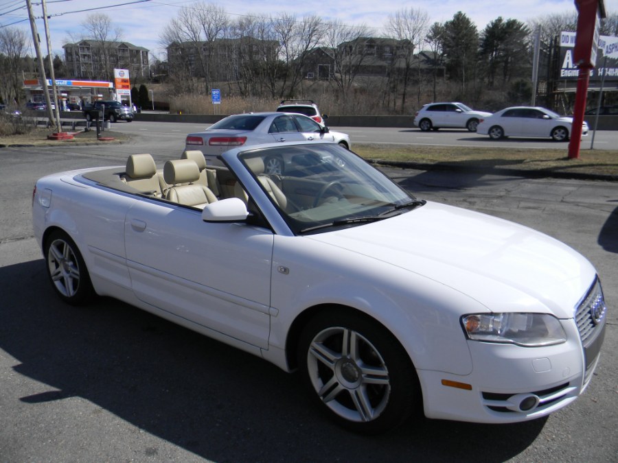 2008 Audi A4 2dr Cabriolet CVT 2.0T FrontTrak, available for sale in Southborough, Massachusetts | M&M Vehicles Inc dba Central Motors. Southborough, Massachusetts 2008 Audi A4 2dr Cabriolet CVT 2.0T FrontTrak, available for sale in Southborough, Massachusetts | M&M Vehicles Inc dba Central Motors. Southborough, Massachusetts