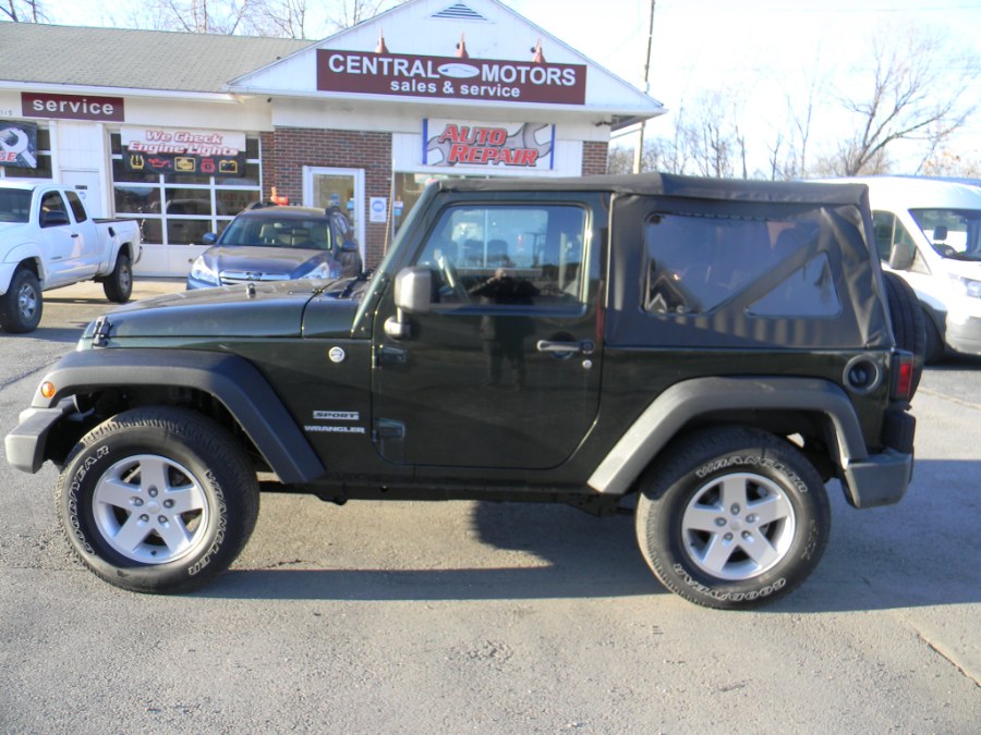 2012 Jeep Wrangler 4WD 2dr Sport, available for sale in Southborough, Massachusetts | M&M Vehicles Inc dba Central Motors. Southborough, Massachusetts