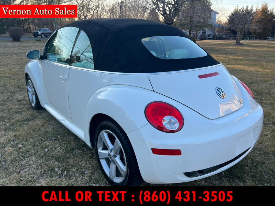 2007 Volkswagen New Beetle Convertible 2dr Auto PZEV Triple White, available for sale in Manchester, Connecticut | Vernon Auto Sale & Service. Manchester, Connecticut 2007 Volkswagen New Beetle Convertible 2dr Auto PZEV Triple White, available for sale in Manchester, Connecticut | Vernon Auto Sale & Service. Manchester, Connecticut