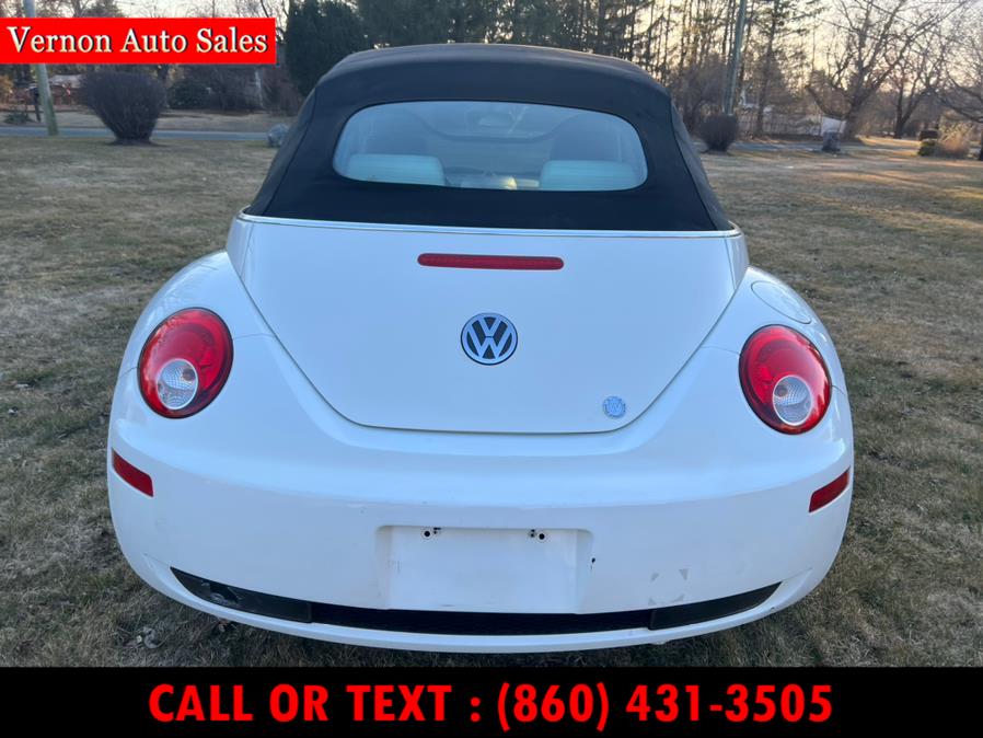 2007 Volkswagen New Beetle Convertible 2dr Auto PZEV Triple White, available for sale in Manchester, Connecticut | Vernon Auto Sale & Service. Manchester, Connecticut 2007 Volkswagen New Beetle Convertible 2dr Auto PZEV Triple White, available for sale in Manchester, Connecticut | Vernon Auto Sale & Service. Manchester, Connecticut