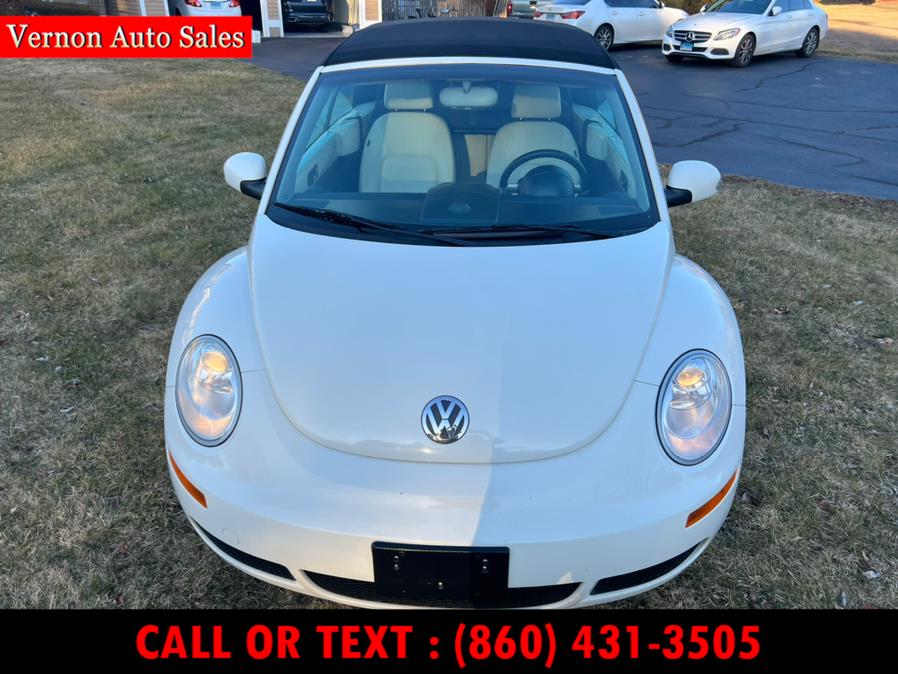 2007 Volkswagen New Beetle Convertible 2dr Auto PZEV Triple White, available for sale in Manchester, Connecticut | Vernon Auto Sale & Service. Manchester, Connecticut 2007 Volkswagen New Beetle Convertible 2dr Auto PZEV Triple White, available for sale in Manchester, Connecticut | Vernon Auto Sale & Service. Manchester, Connecticut