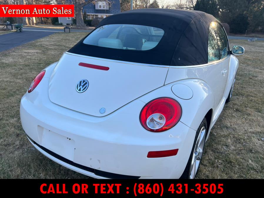 2007 Volkswagen New Beetle Convertible 2dr Auto PZEV Triple White, available for sale in Manchester, Connecticut | Vernon Auto Sale & Service. Manchester, Connecticut 2007 Volkswagen New Beetle Convertible 2dr Auto PZEV Triple White, available for sale in Manchester, Connecticut | Vernon Auto Sale & Service. Manchester, Connecticut