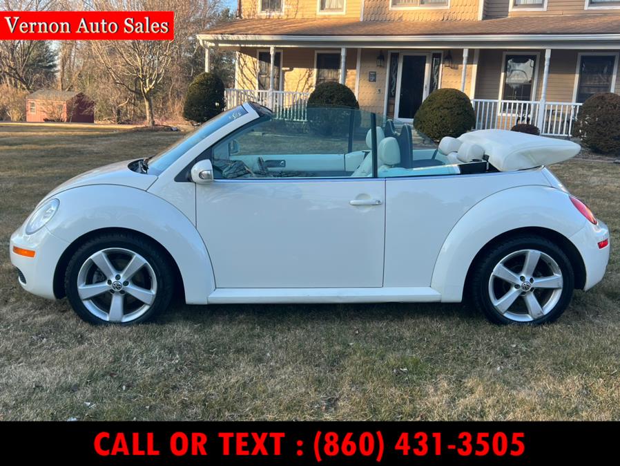 2007 Volkswagen New Beetle Convertible 2dr Auto PZEV Triple White, available for sale in Manchester, Connecticut | Vernon Auto Sale & Service. Manchester, Connecticut 2007 Volkswagen New Beetle Convertible 2dr Auto PZEV Triple White, available for sale in Manchester, Connecticut | Vernon Auto Sale & Service. Manchester, Connecticut